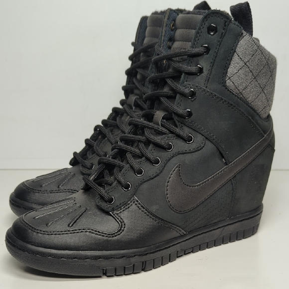 Nike Dunk Sky Hi hidden wedge H2O Repel sneakerboot women's size 6 EU 36.5 - Picture 1 of 15